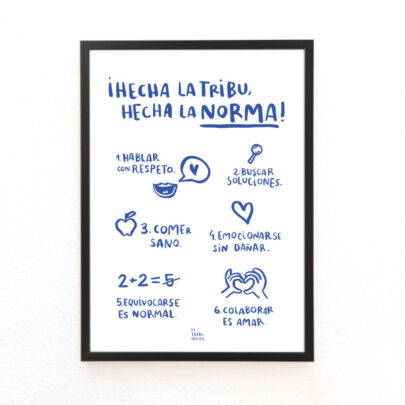 Lámina Normas de la Tribu