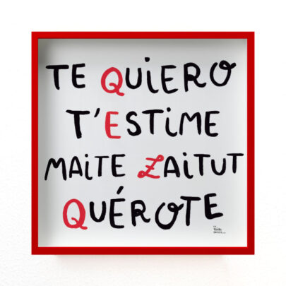 Lámina Te quiero